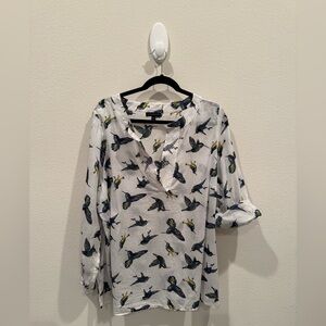 Lane Bryant Hummingbird Print Tunic